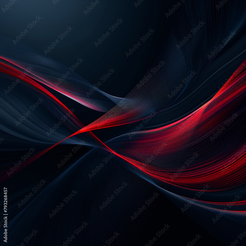 Futuristic black background with red and blue neon lights Futuristic black background with red and blue neon lights