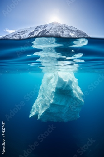 Antarctic sea iceberg Generative AI © ShPRoman