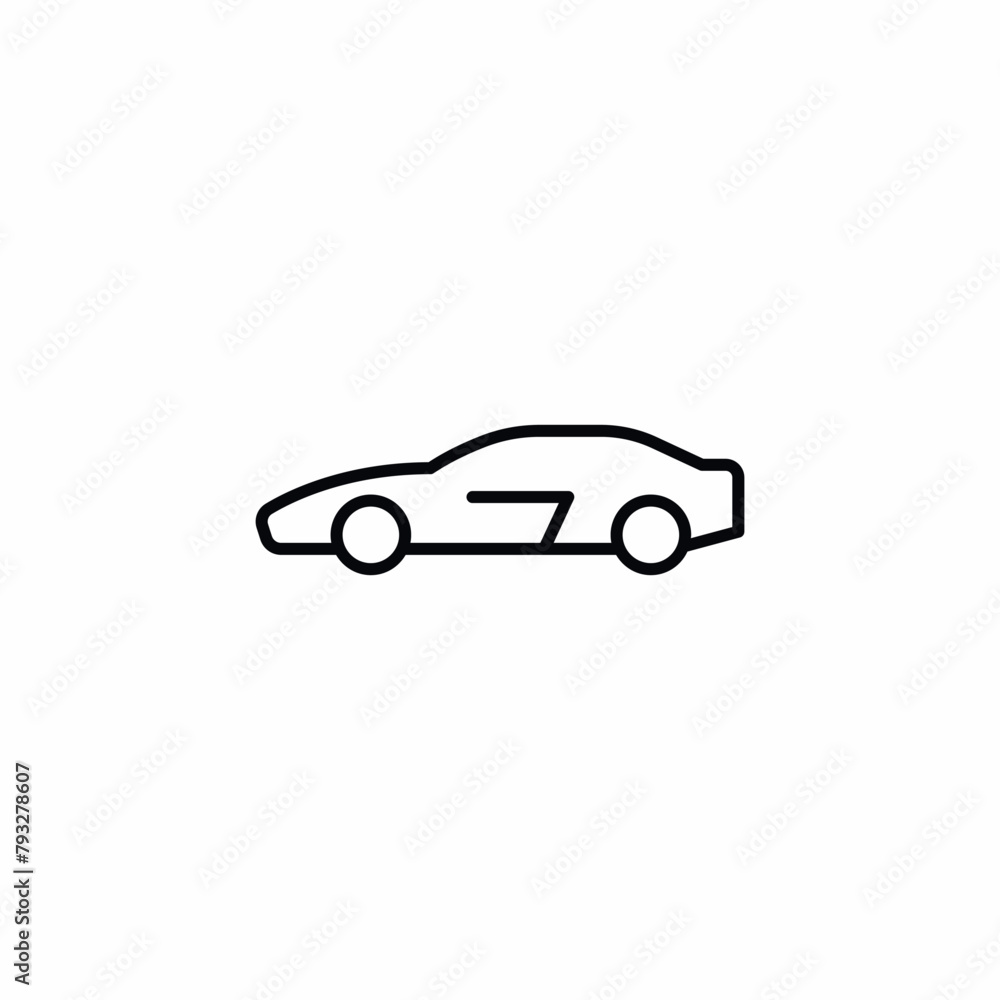 car vehicle auto icon vector