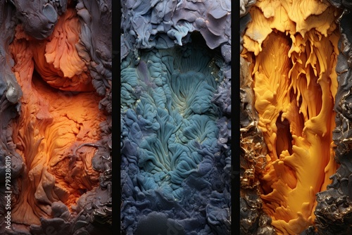 Thermal Vent Treasures: Deep Sea Color Palettes with Molten Golds