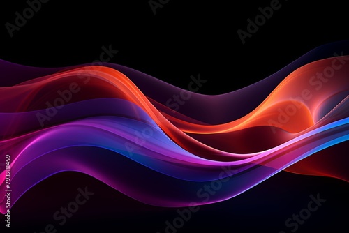 Elegant Color Flow Presentations: Stunning Product Demo with Fluid Lines