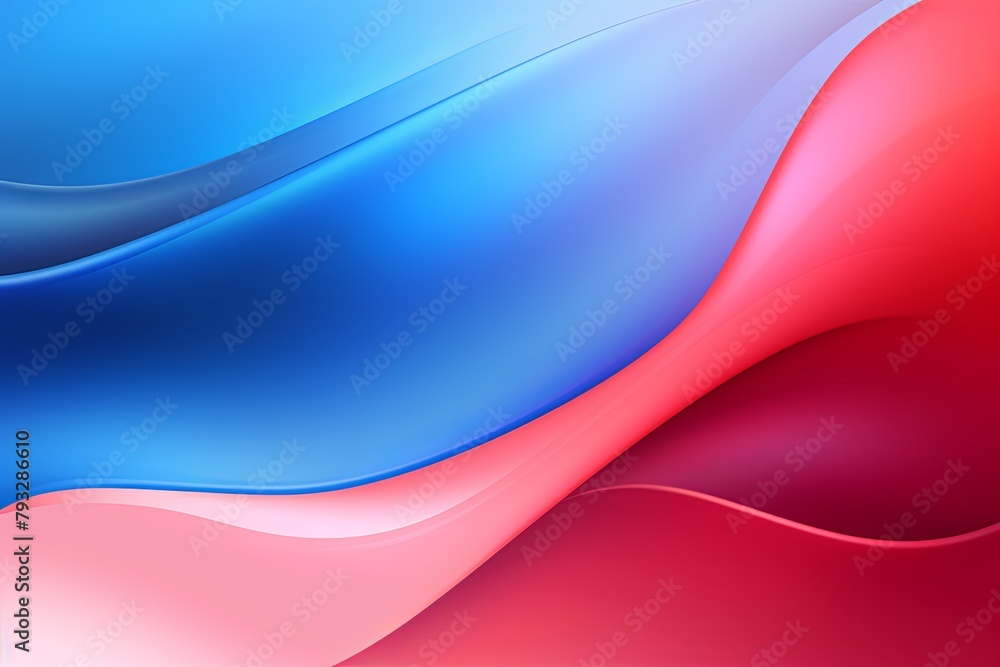 Fototapeta premium Red Blue Gradient Abstracts: Premium Bold Business Card Templates