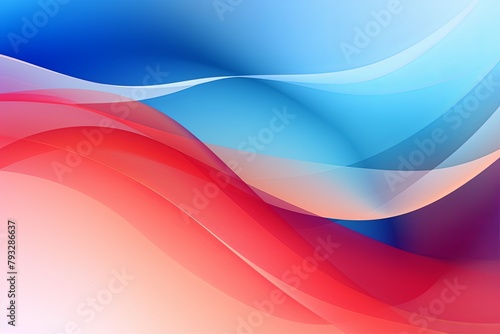 Red Blue Gradient Abstracts: Dynamic Website Header Delight