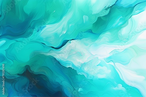 Teal Splash Web Backgrounds: Abstract Teal Liquid for Online Magazines. photo