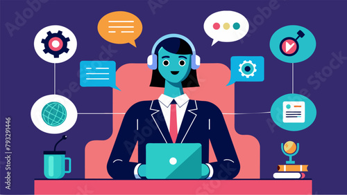 An AIpowered virtual assistant providing suggestions and solutions to a leader during a crisis utilizing data from the neural network..