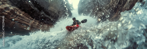 Thrill of Whitewater Kayaking