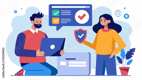 A couple regularly checks their credit reports and freezes their credit to prevent any unauthorized use safeguarding themselves against