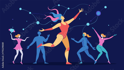 A live dance performance where the choreography is dictated by the neural signals of the performers creating a unique and fluid expression of their.