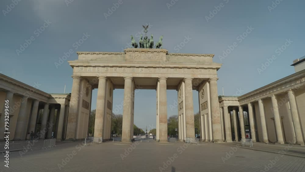 Berlin, Germany - The Brandenburg Gate is an 18th-century neoclassical monument Berlin, Germany - The Brandenburg Gate is an 18th-century neoclassical monument