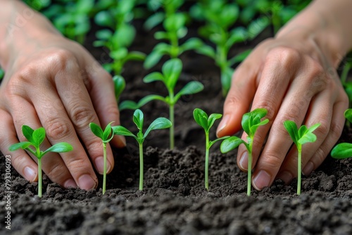 Planting plants is a tangible way for the volunteer gardener to contribute to the global effort of saving the world and promoting a green environment.