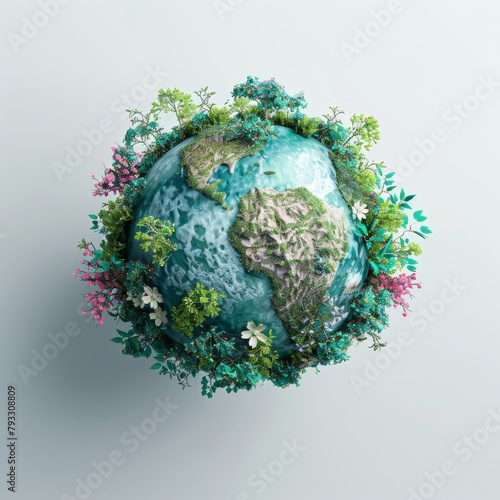 Green planet earth. World Environment Day.