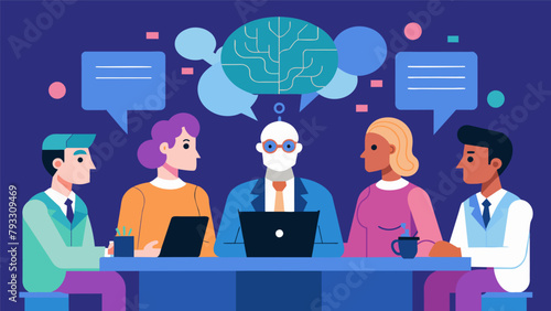 A panel discussion on the ethics of AI integration in neurotech features experts from various fields debating the boundaries and consequences of this.