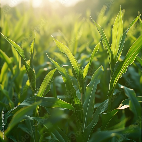 green wheat field