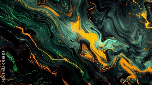green yellow black abstract background 