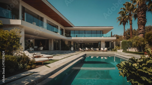 Luxury Mega Mansion in Los Angeles , California. Visualized through real sources . © Luxury Richland