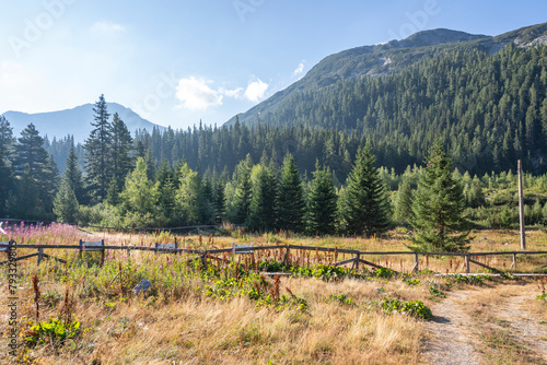 Landscape of area of Tiha Rila, Rila mountain, Bulgaria photo