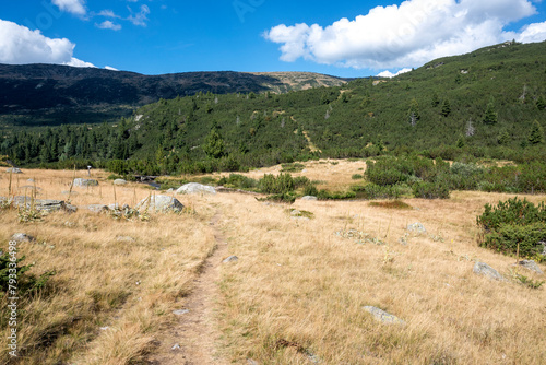 Landscape of area of Tiha Rila, Rila mountain, Bulgaria photo