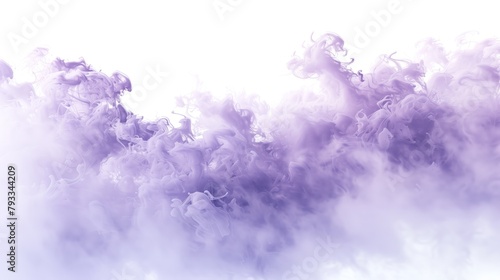 A purple cloud with a white background