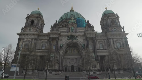 Berliner Dom Cathedral, Evangelical Supreme Parish and Collegiate Church, a monumental German Protestant church and dynastic tomb on the Museum Island Berlin, Germany photo