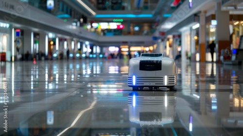 Luggage Bag at Airport Floor