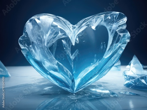 An icy heart.