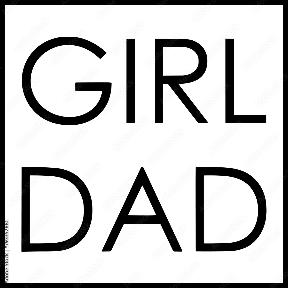 Girl dad square svg, Girl dad vector, Girl Dad Frame PNG, Girl Dad Gift vector, girl dad cricut Girl dad square svg, Girl dad vector, Girl Dad Frame PNG, Girl Dad Gift vector, girl dad cricut
