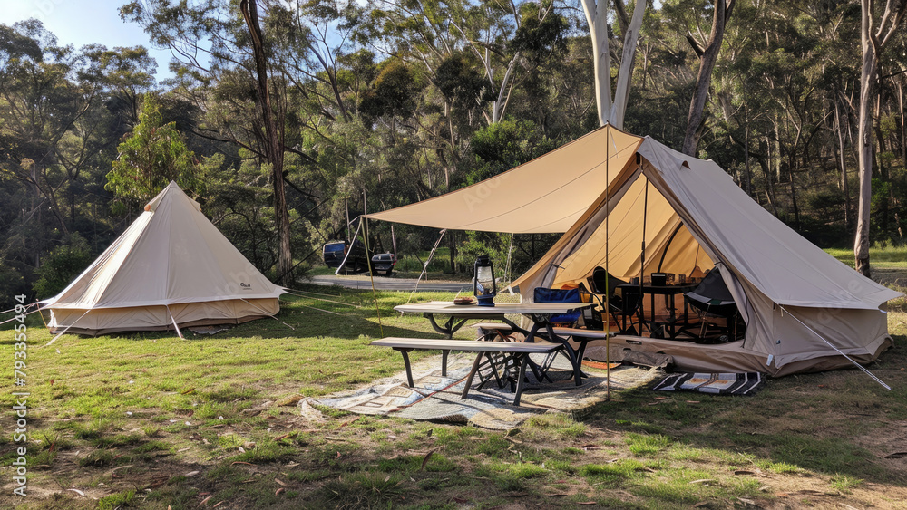 Wilderness Retreat: Unwinding in Tents and Cozy Camping Abodes