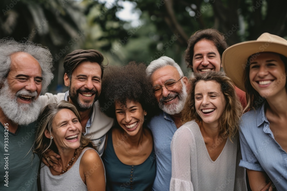 Group of diverse friends having fun together. Multiethnic group of people having fun together. Group of diverse friends having fun together. Multiethnic group of people having fun together.
