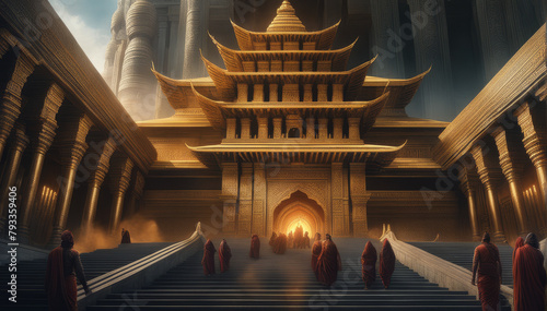 Science-fiction Tempel