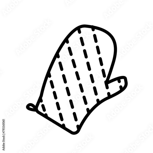 oven mitt icon
