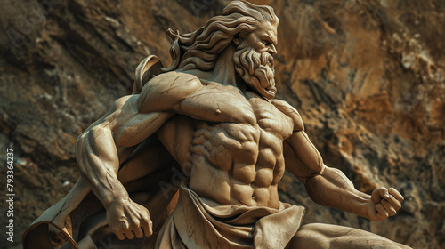 statue, sculpture gladiator stoic