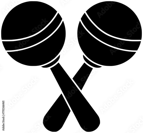 Wallpaper Mural rattle illustration baby silhouette toy logo kid icon child outline infant newborn childhood fun play boy happy game toddler shape little gift care for vector graphic background Torontodigital.ca