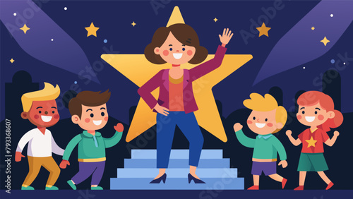 Each child who was recognized on Star Performer Day walked up to the stage with their chest puffed out and their heads held high basking in the