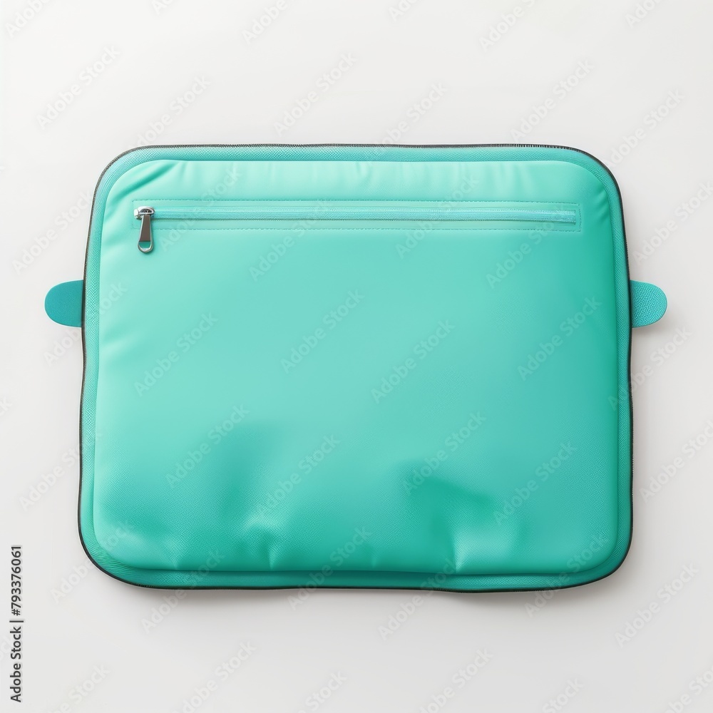Neoprene Laptop Sleeve: A Stylish Design Mockup in Turquoise Neoprene Laptop Sleeve: A Stylish Design Mockup in Turquoise