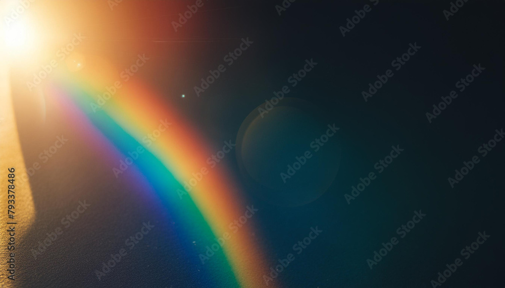 Rainbow Lens Optical Flare Film Dust Overlay Effect Vintage Abstract Bokeh Light Leaks Photo Retro Camera Defocused Blur Reflection Bright Sunlights. Use Screen Overlay Mode for Photo Processing. Rainbow Lens Optical Flare Film Dust Overlay Effect Vintage Abstract Bokeh Light Leaks Photo Retro Camera Defocused Blur Reflection Bright Sunlights. Use Screen Overlay Mode for Photo Processing.