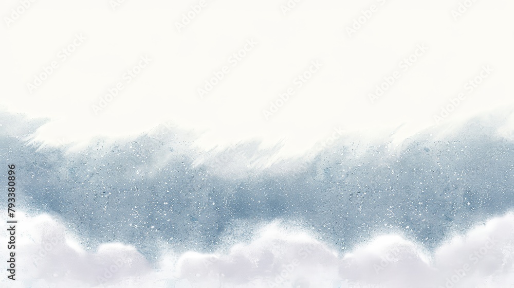 Obraz premium Winter Frost Wave Wallpaper. Generative AI.