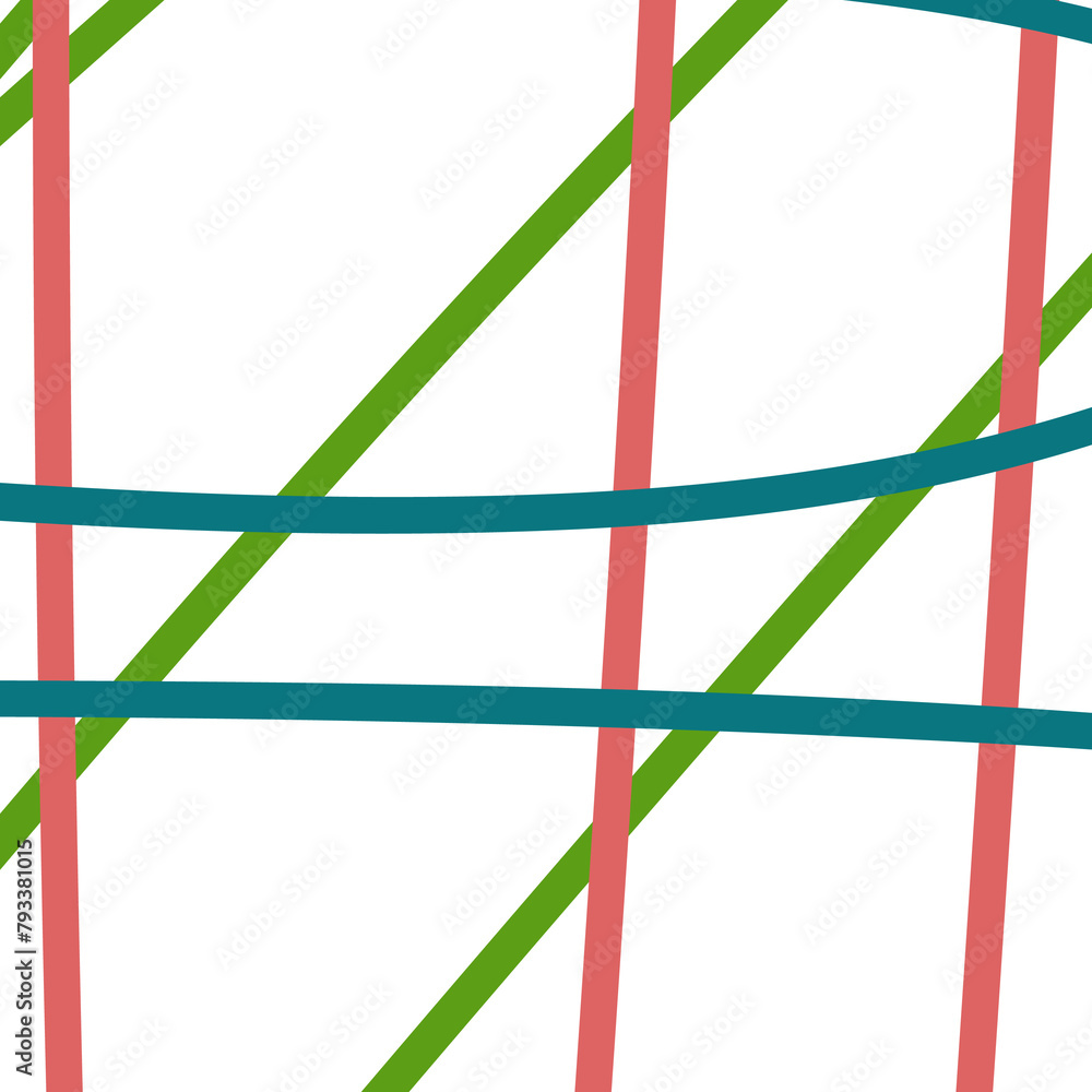 Green orange lines grid backdrop 