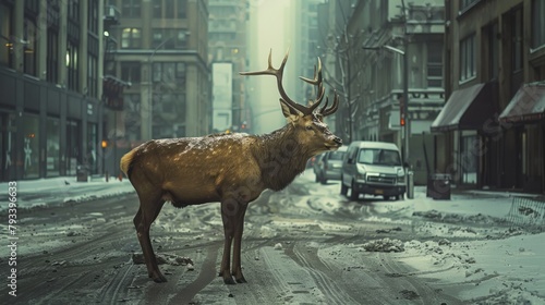 wildlife in the city generative ai