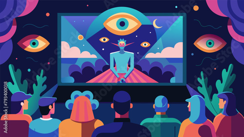 Watching a mindcontrolled live art performance the audience is transported into a surreal and dreamlike world where thoughts and emotions come to life.