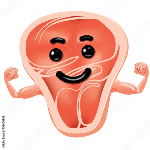 carne, fuerte