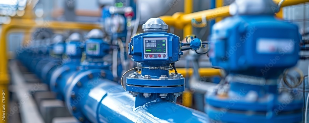 Chemical Leak Detection, Show sensors detecting leaks in chemical pipelines