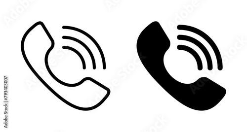 Call icon vector isolated on white background. Phone icon vector. mobile phone. telephone icon