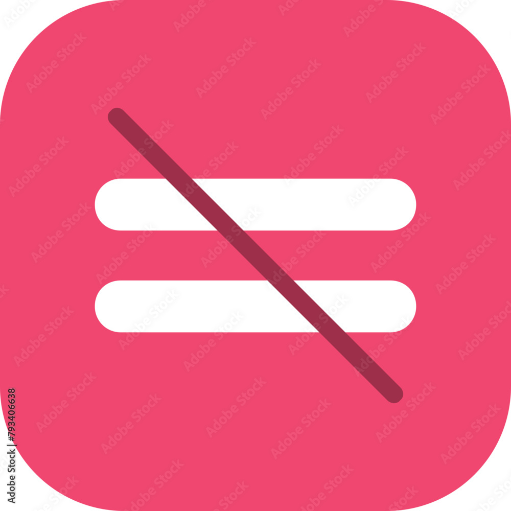 Not equal Icon Not equal Icon