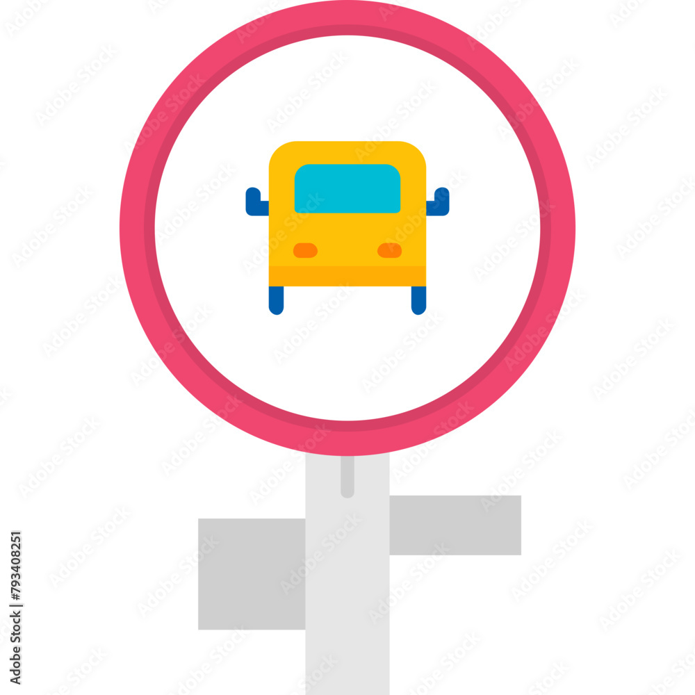 Bus stop Icon Bus stop Icon