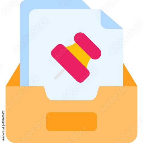 Paper pin Icon