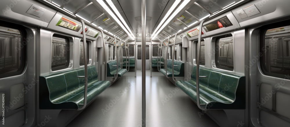 Obraz premium interior of the train