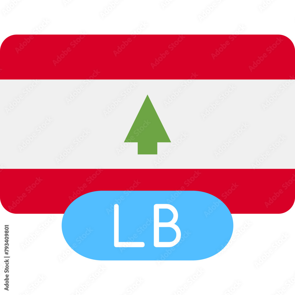 Obraz premium Lebanon Icon