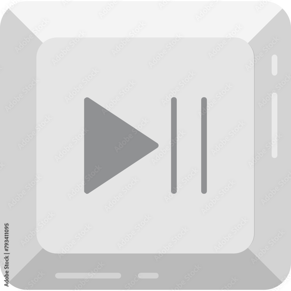 Multimedia controls key Icon Multimedia controls key Icon