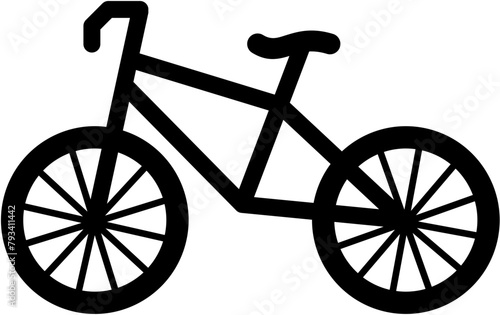 Bicycle icon. Roadbike icon. Vector format file