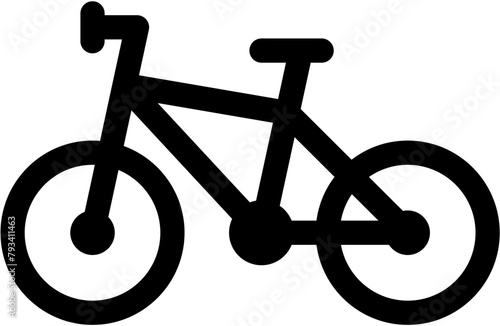 Bicycle icon. Roadbike icon. Vector format file